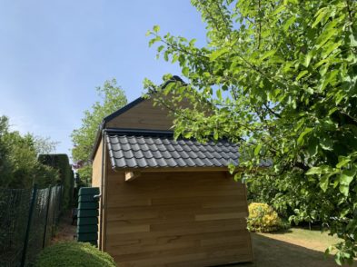 Abris de jardin en bois construit par Florian Huet