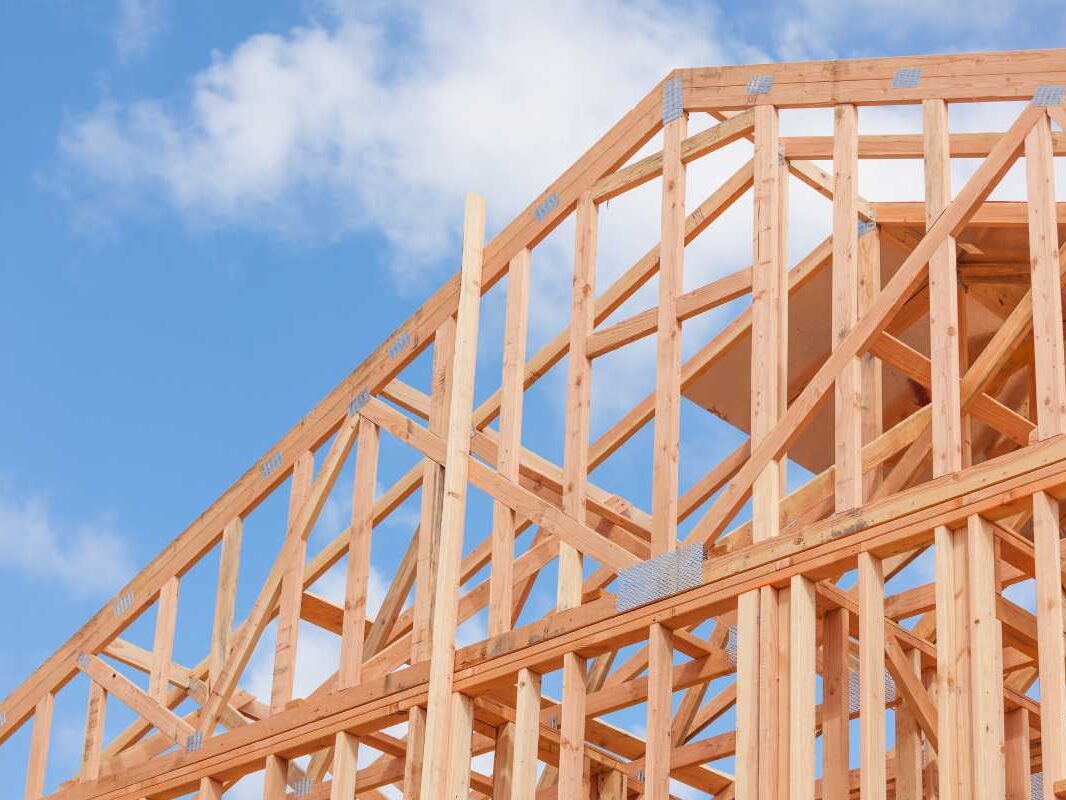 HUET-etape-construction-maison-bois Ossature en bois d'une nouvelle maison