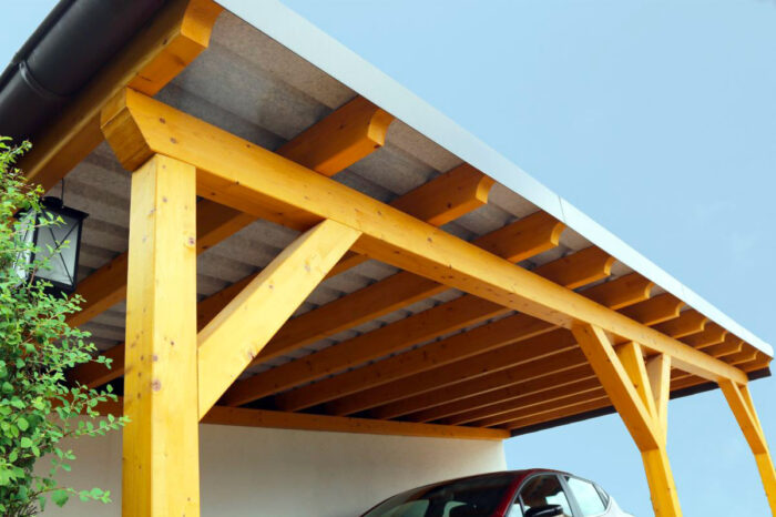 Carport en bois