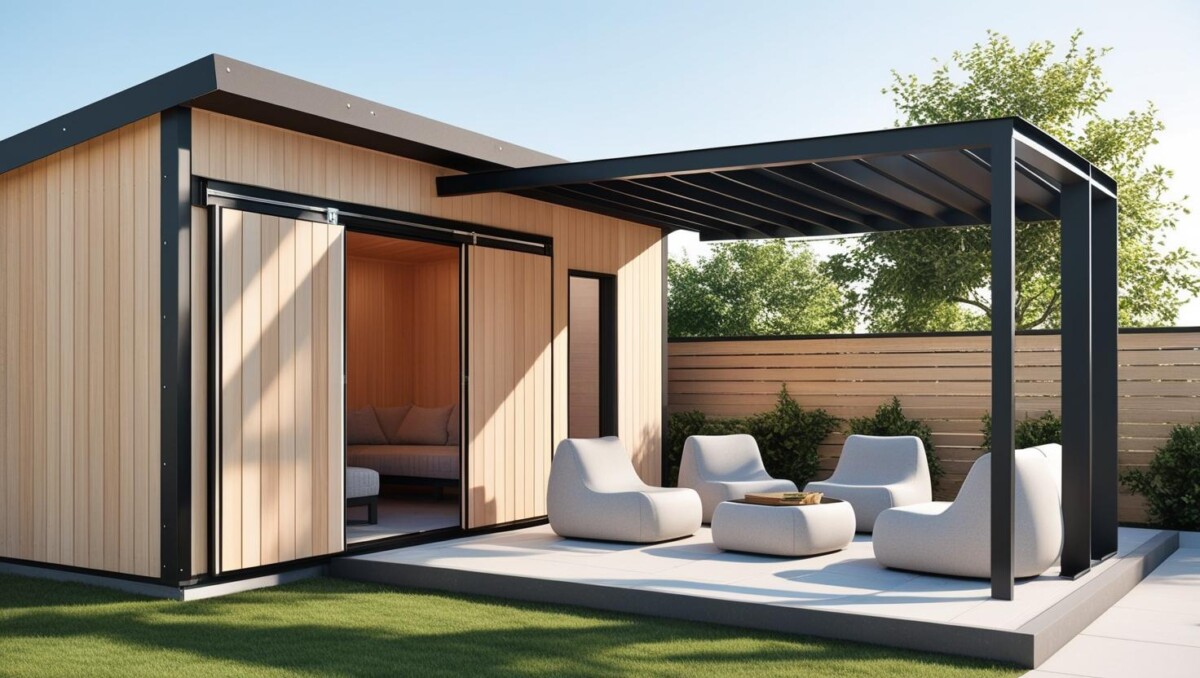 Abri De Jardin Avec Pergola