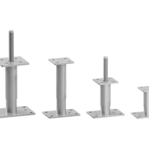 Pied de poteau réglable