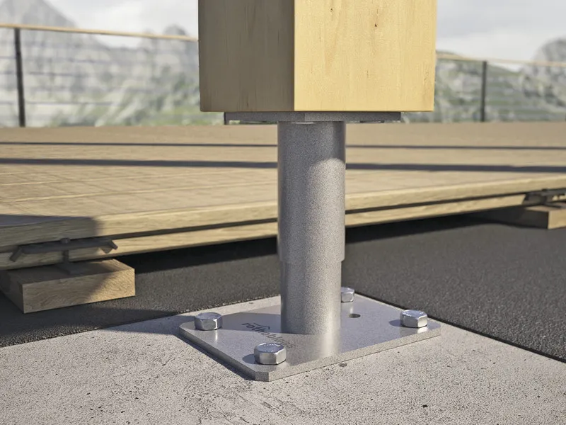 Pied de poteau réglable – Image 2