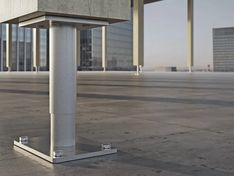 Pied de poteau réglable – Image 3