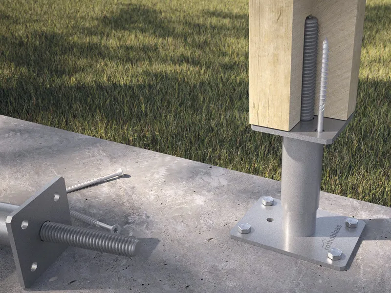 Pied de poteau réglable – Image 4